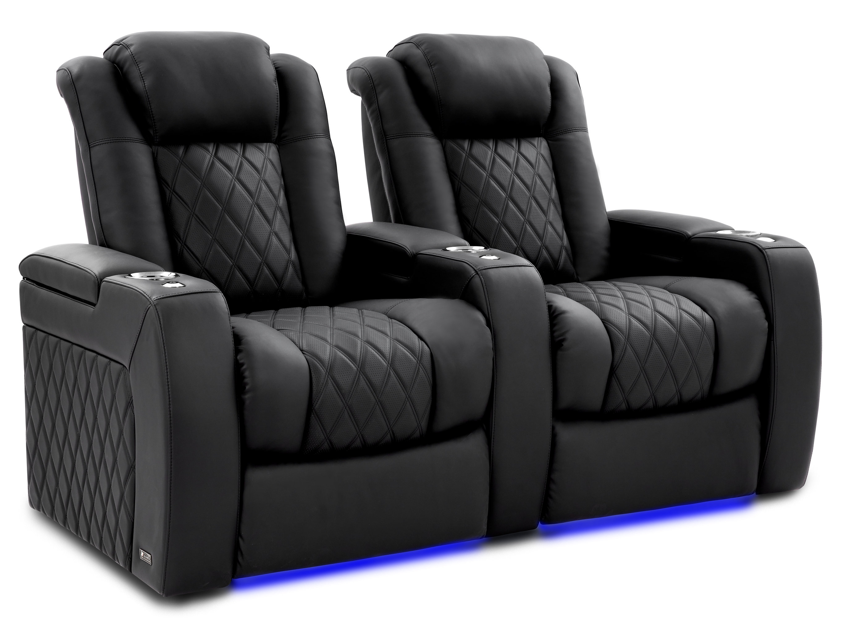 Valencia Theater Seating 68'' Wide Genuine Leather Home Theater Seating