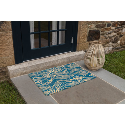 Entryways Victoria And Albert Museum Waves Large Coir Doormat