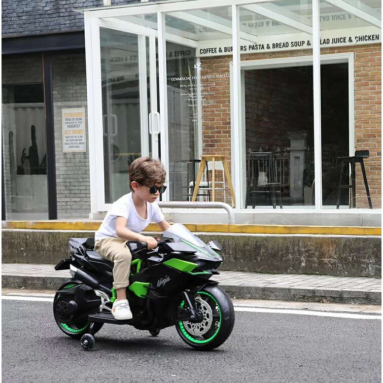Details about   12V 7A Electric Children Riding On Electric Motorcycle Kid Gift W/Flashing Wheel