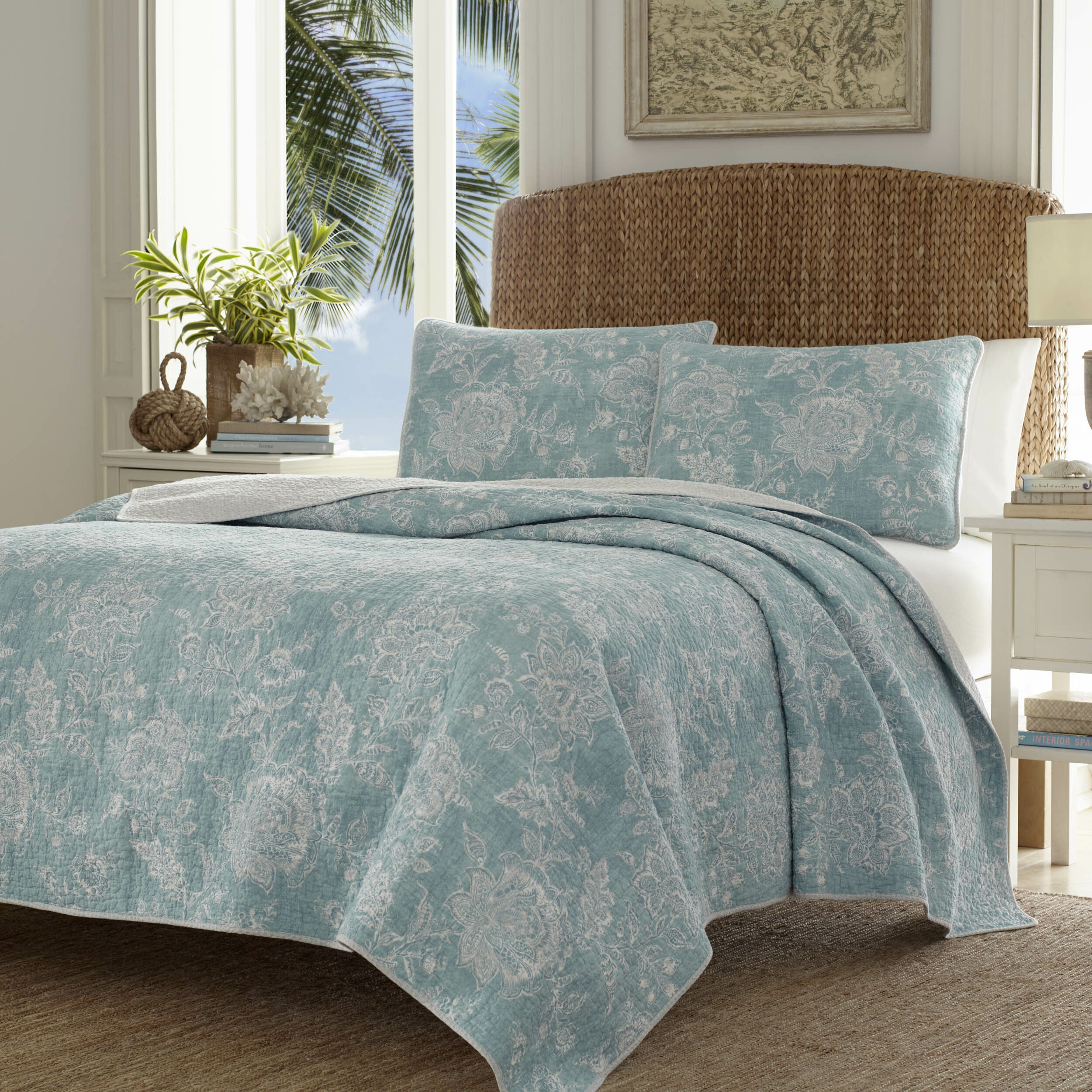 Tommy Bahama Home Tidewater Jacobean Quilt Set By Tommy Bahama