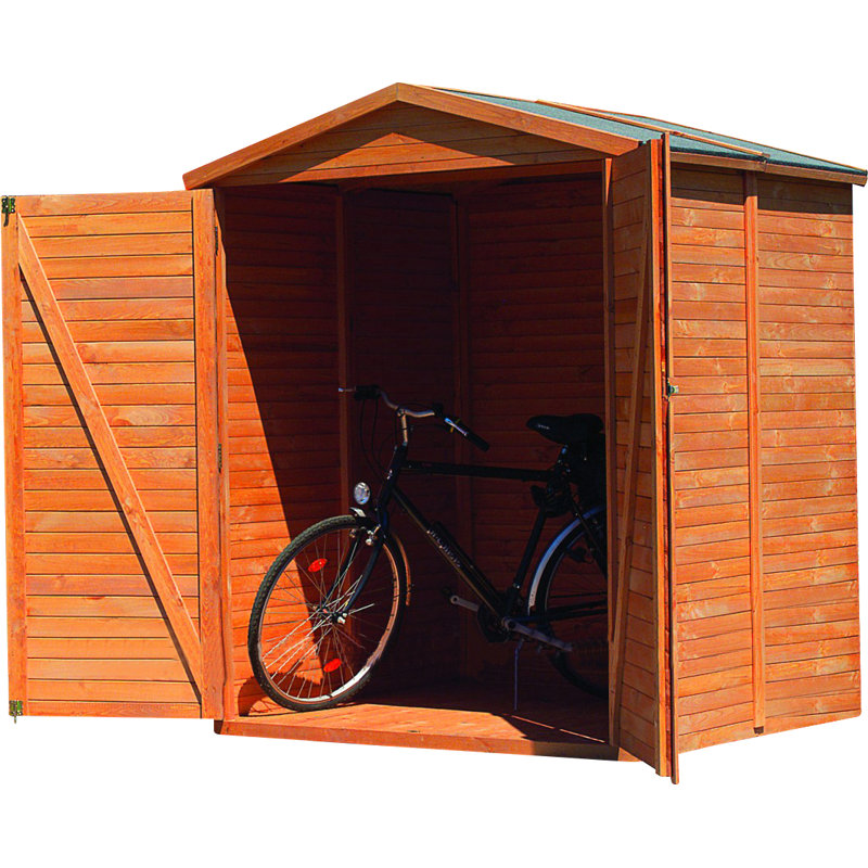 Garten Living 174 cm x 82 cm Fahrradgarage Bergamo aus