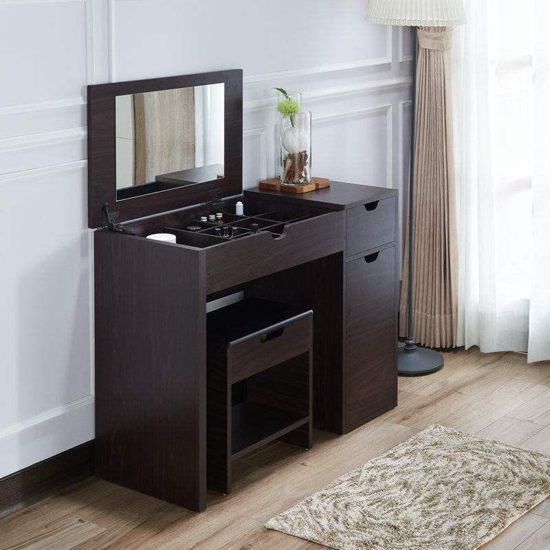 Burtle Vanity Set With Mirror Burtle Vanity Set With Mirror