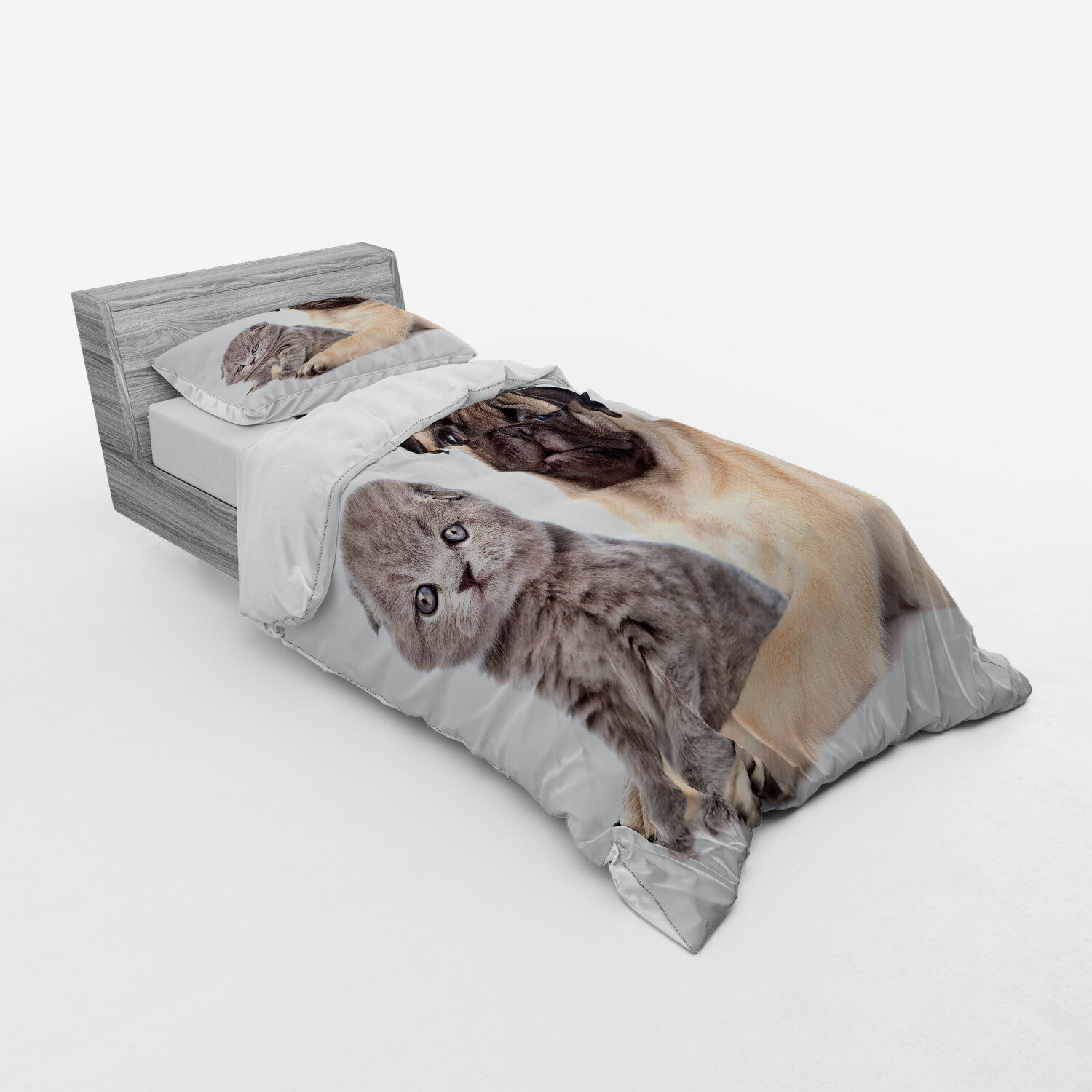 East Urban Home Pug Duvet Cover Set Wayfair