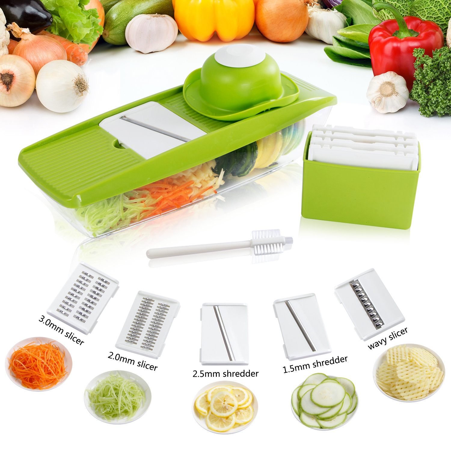 Lifewit 9 Piece Mandoline Slicer Set Reviews Wayfair