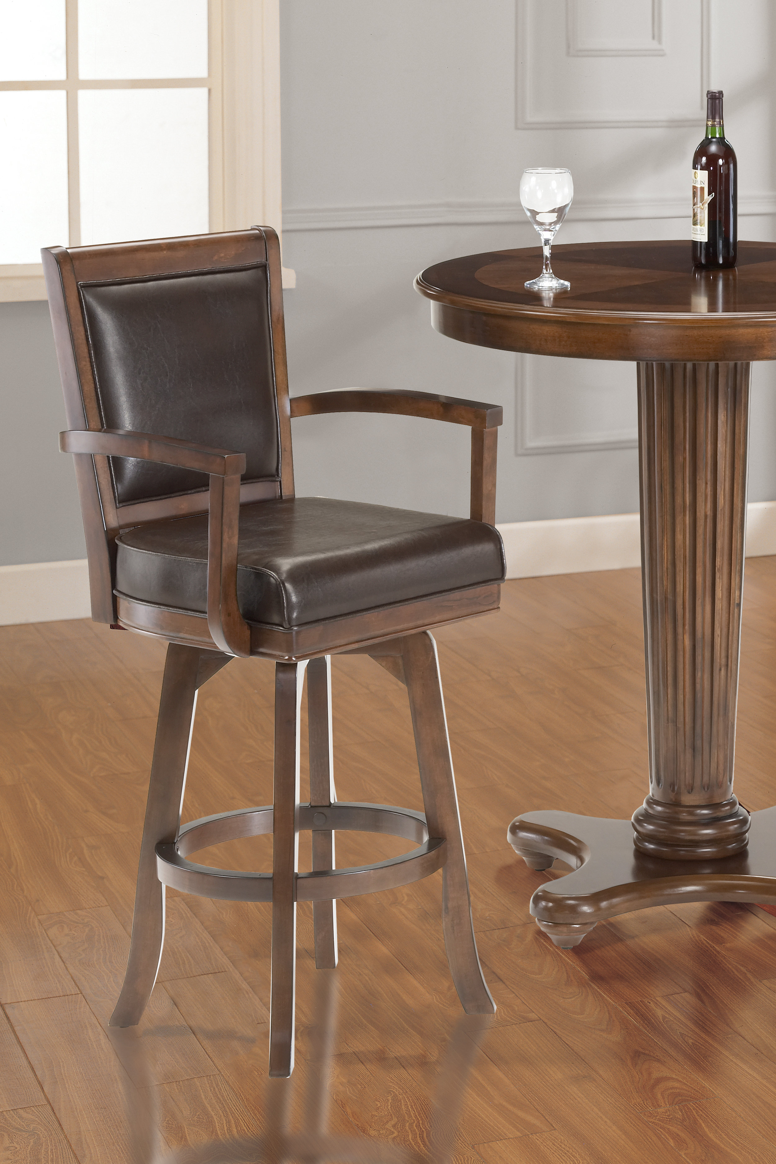 Darby Home Co Kilkenny Swivel Bar & Counter Stool & Reviews Wayfair