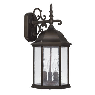 Best Hearne 3-Light Outdoor Wall Lantern By Darby Home Co Outdoor Lighting Hearne 3-Light Outdoor Wall Lantern By Darby Home Co Outdoor Lighting