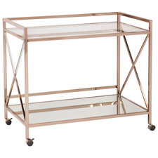 Cassidy Mirrored Serving Cart