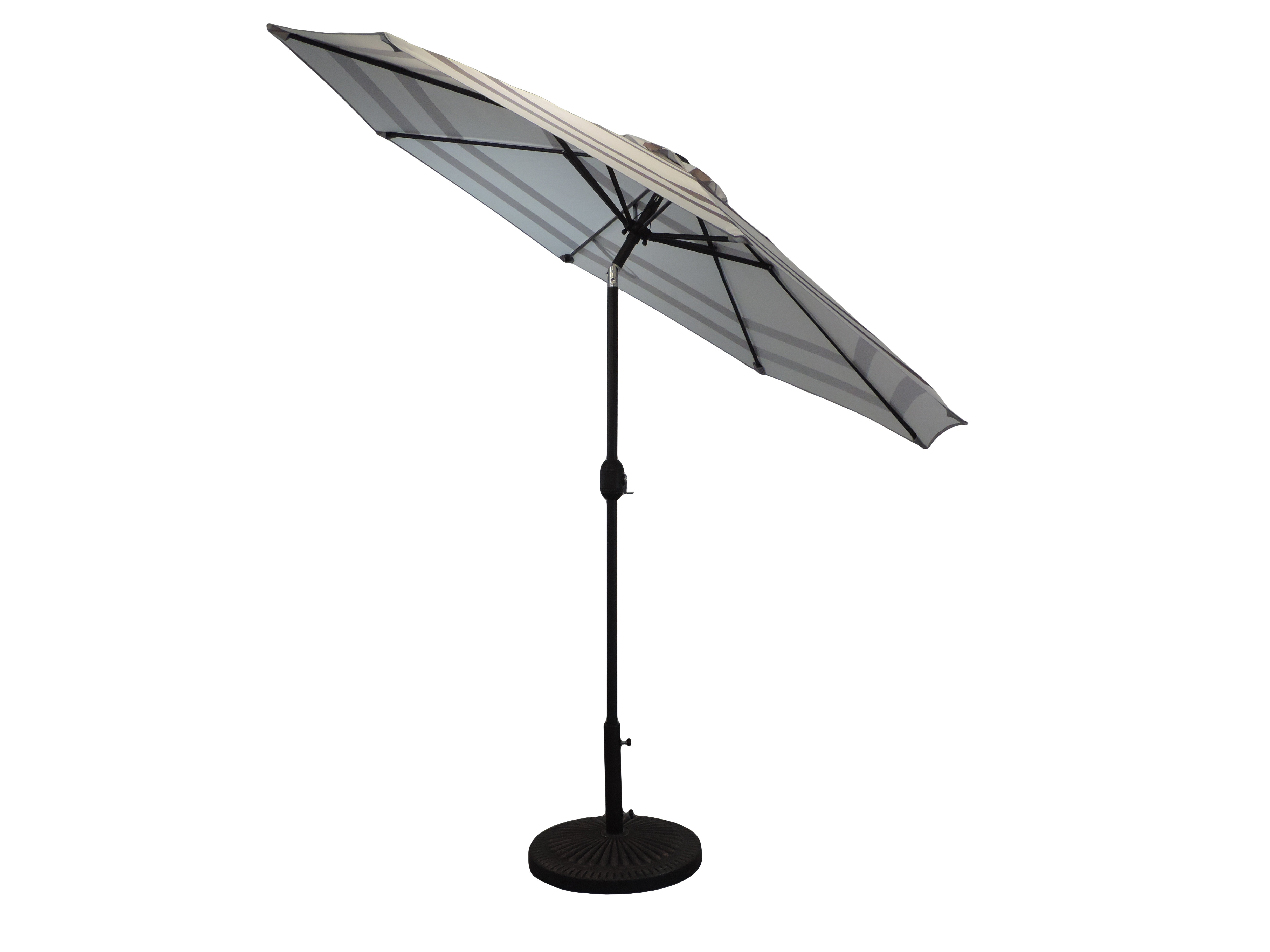 Freeport Park Manila Striped Patio 9 Market Umbrella Wayfair