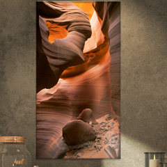 12 H x 20 W x 1 D 1P Yellow Designart PT8813-20-12 Antelope Canyon Inside View-Landscape Photo Canvas Print-20x12 12 H x 20 W x 1 D 1P Yellow Designart PT8813-20-12 Antelope Canyon Inside View-Landscape Photo Canvas Print-20x12