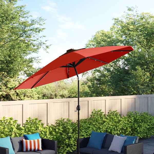 Burnt Orange Outdoor Umbrella Wayfair