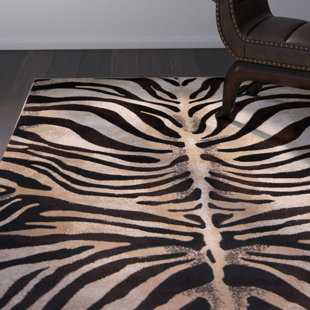 6 8 Runner Ivory Cream Animal Print Rugs You Ll Love Wayfair Edolie Black Ivory Area Rug