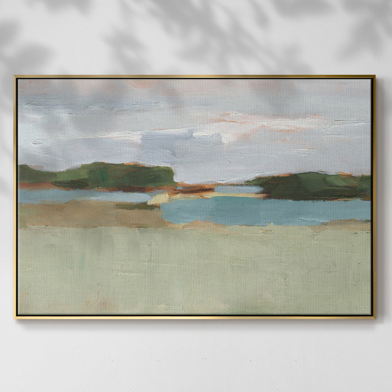 High Noon Vista Study I Framed On Canvas Print