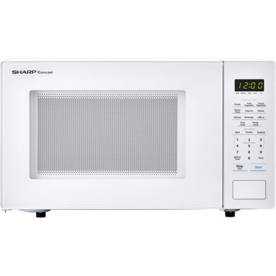 Sharp Carousel 20" 1.1 cu.ft. Countertop Microwave  Color: White