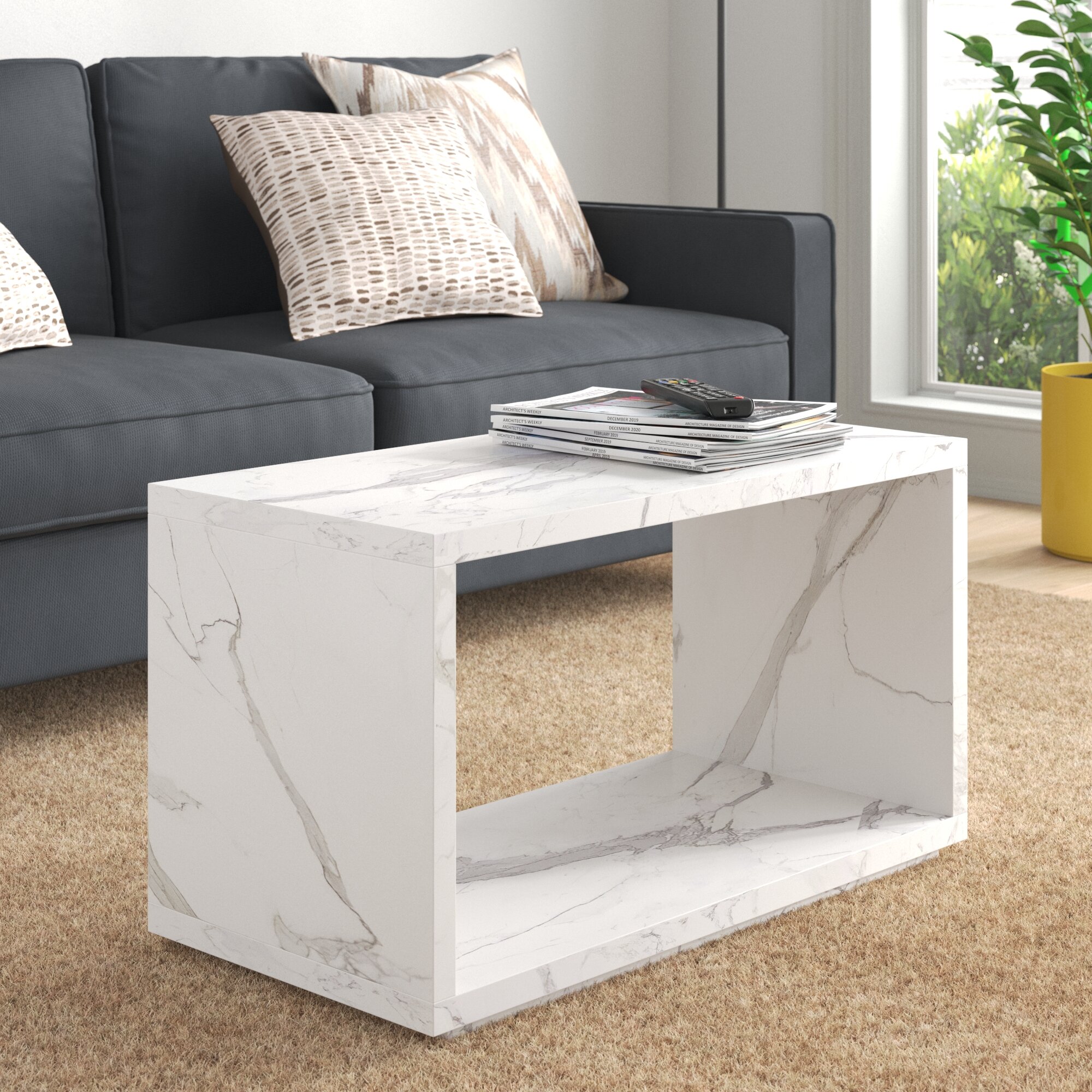 floor shelf coffee table