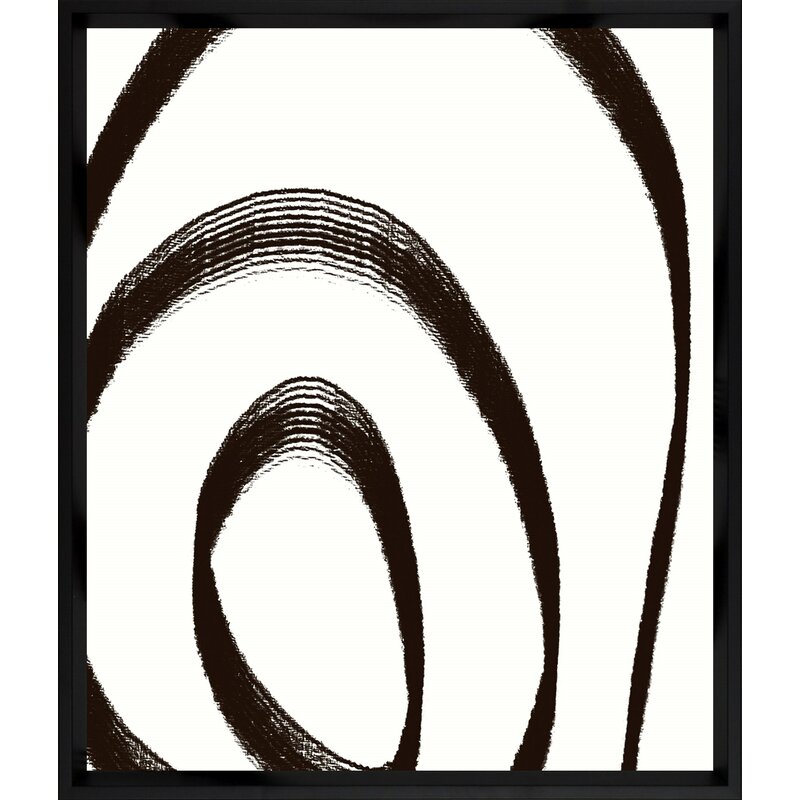 Art Virtuoso Black Lines Framed Painting Print Wayfair