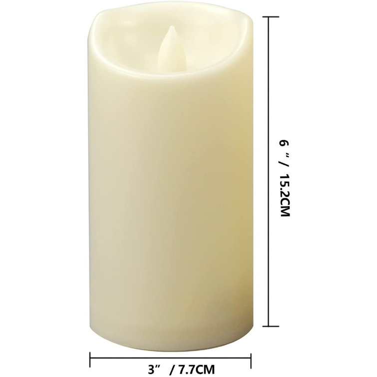 Flickering Flameless LED Candle Lights with Timer For Wedding Banquet Party 