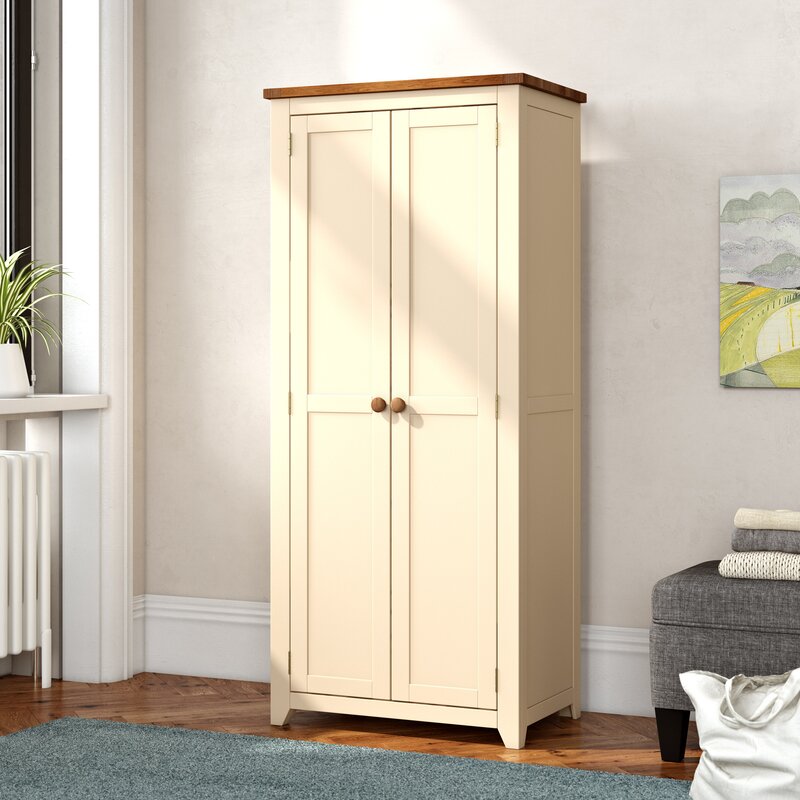 Brambly Cottage 2 Door Wardrobe | Wayfair.ie