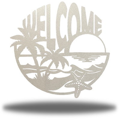 Depok Coastal Welcome Sign Décor