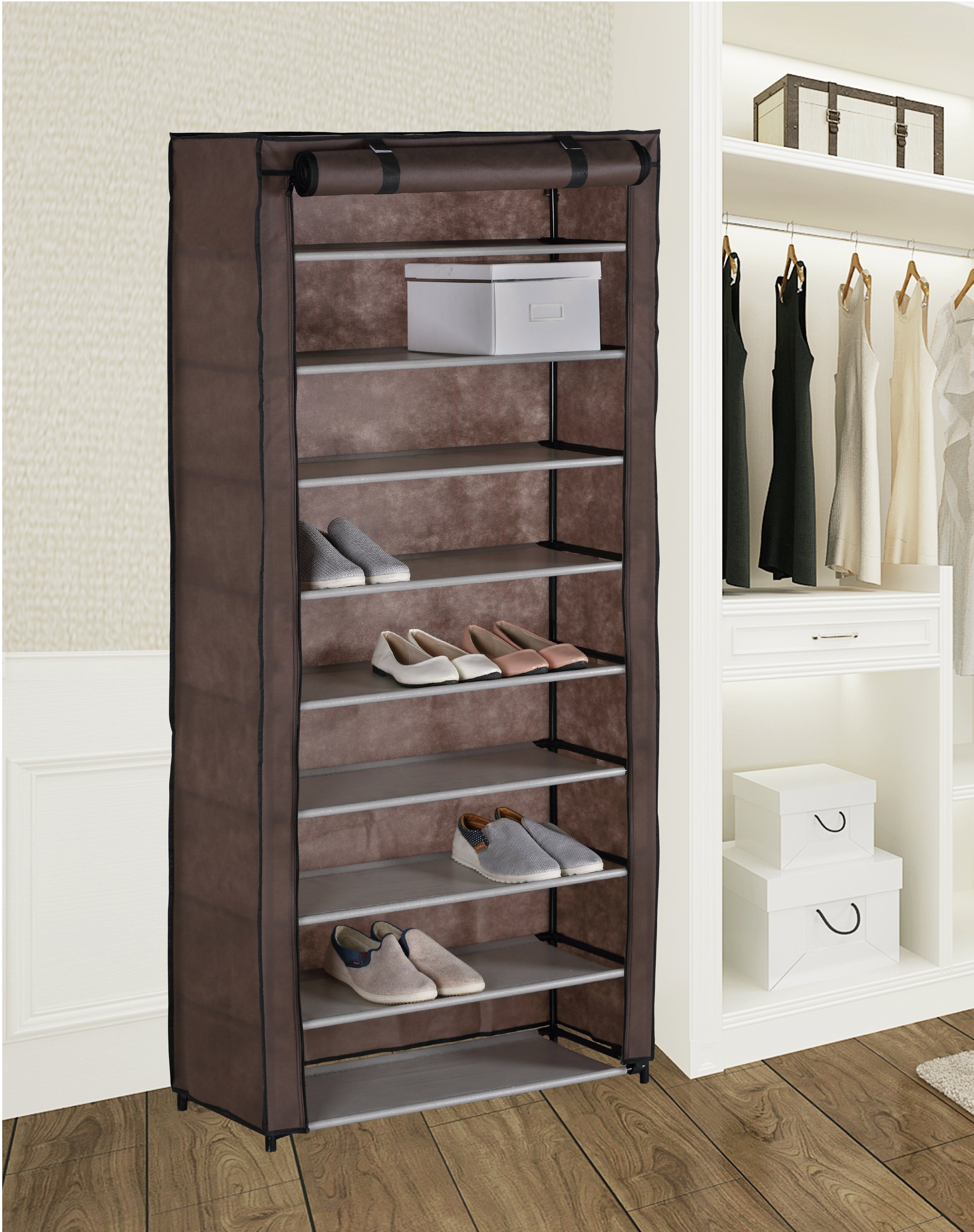 27 Pair Shoe Rack