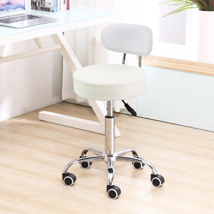 Stool Swivel Chair Black Classic Computer Desk Round Chair Executive Pc stool 