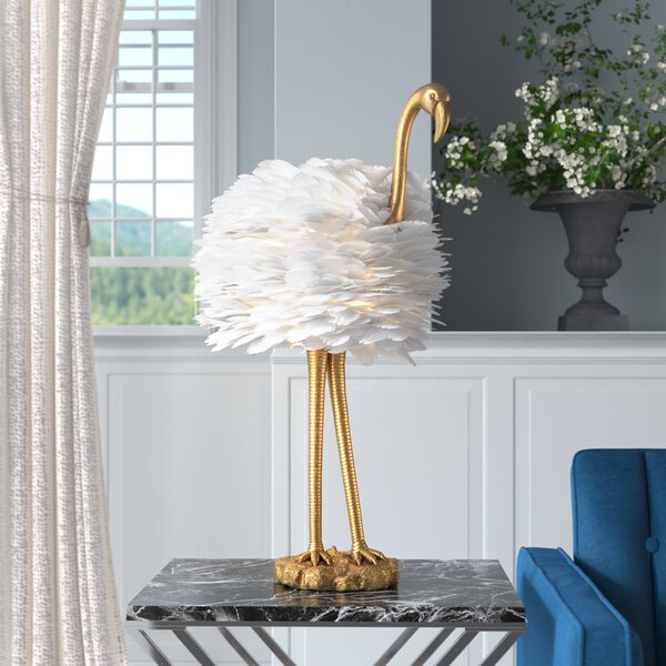 Benjara BM221569 Metal & Fabric Table Lamp with Hammered Details44; Brown & Gold Set of 2 