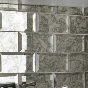 Backsplash Mirrored Tile You Ll Love In 2019 Wayfair Lumin 3 X 6 Ceramic Subway Tile
