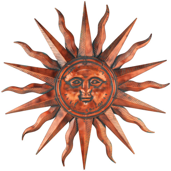 Outdoor Metal Sun Wall Art Wayfair