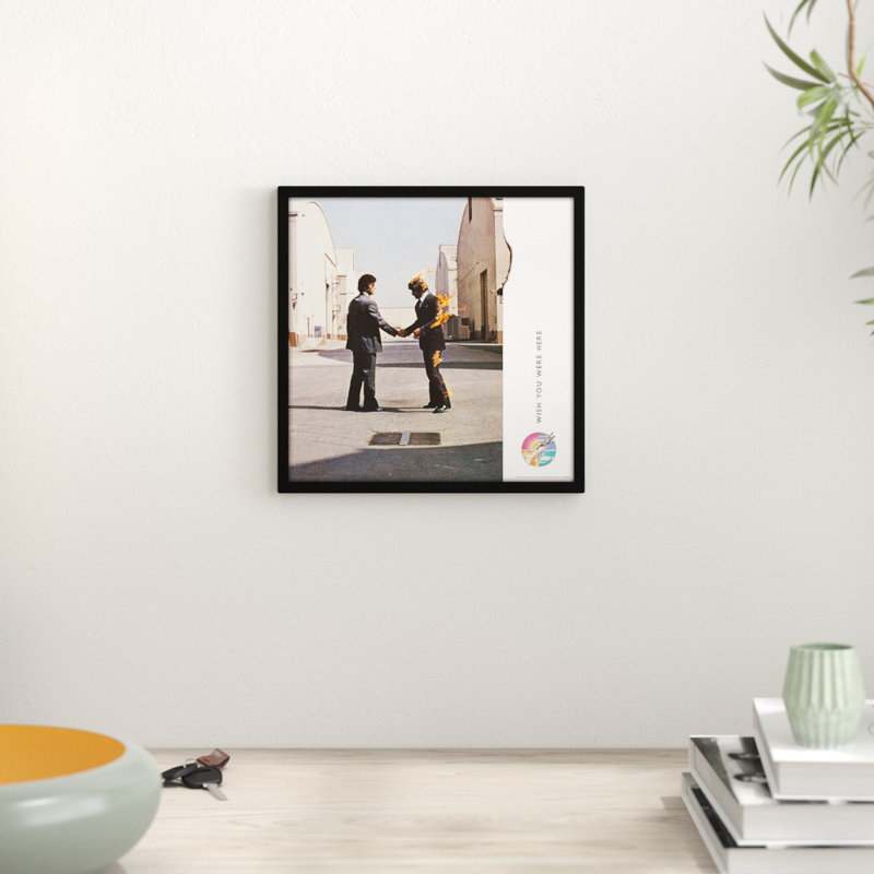 East Urban Home Pink Floyd Wish You Were Here Album Cover Framed Wall Art Wayfair Co Uk