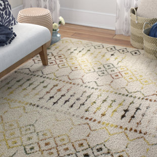 Moroccan Furniture Wayfair Co Uk Minjares Moroccan Ivory Yellow Rug