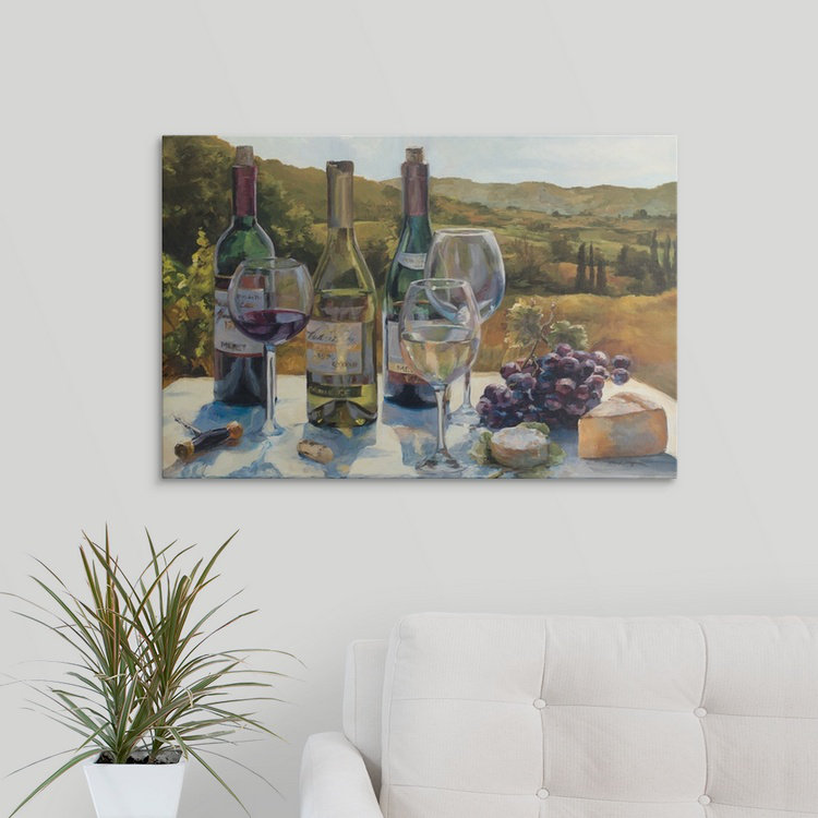 Great Big Canvas A Wine Tasting By Marilyn Hageman Painting