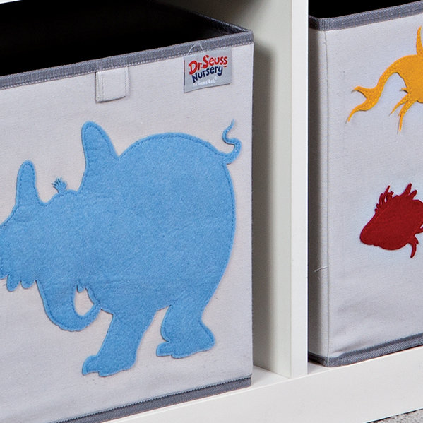 Trend Lab Dr Seuss Horton Storage Bin Blue//Gray