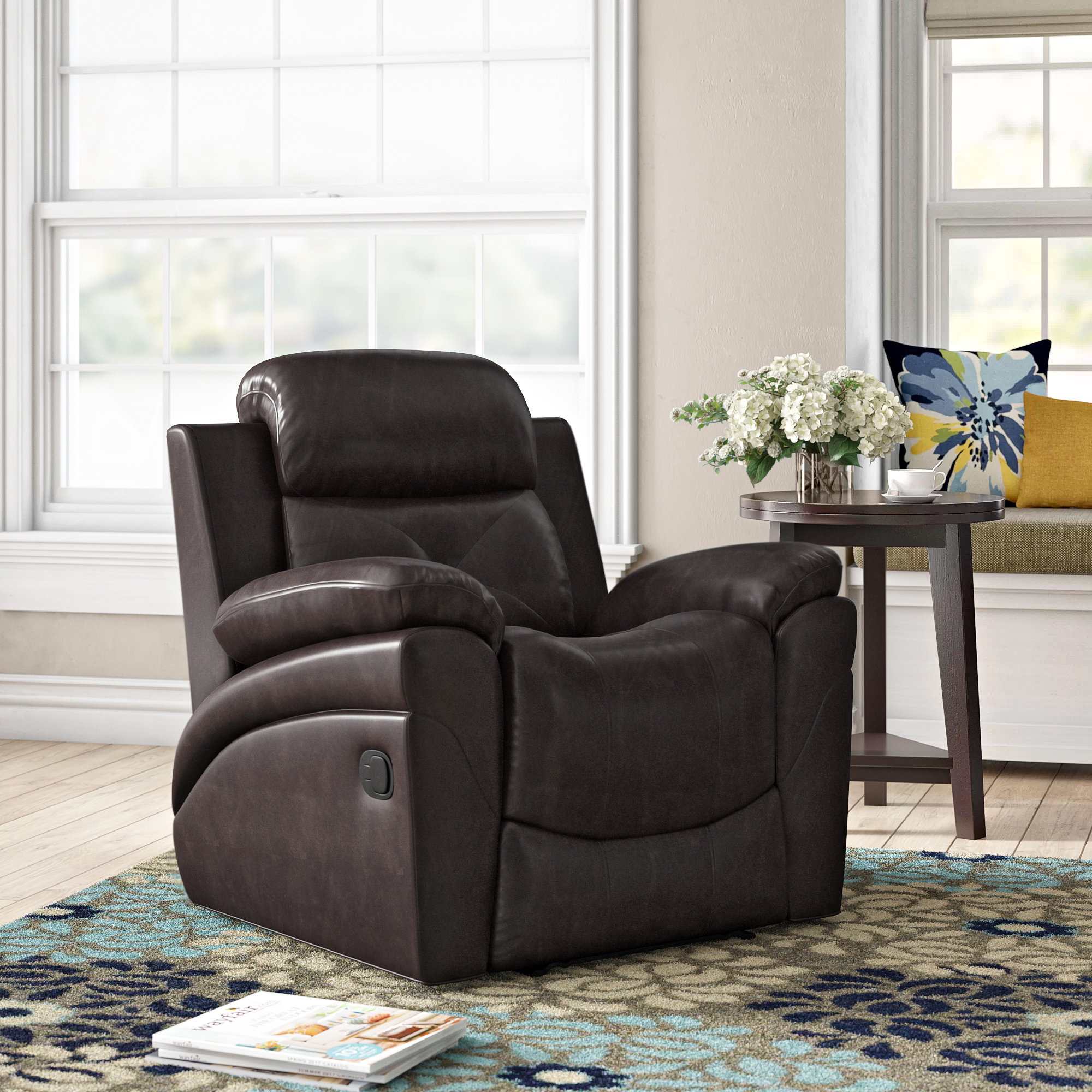 Reclining Heated Full Body Massage Chair with Ottoman