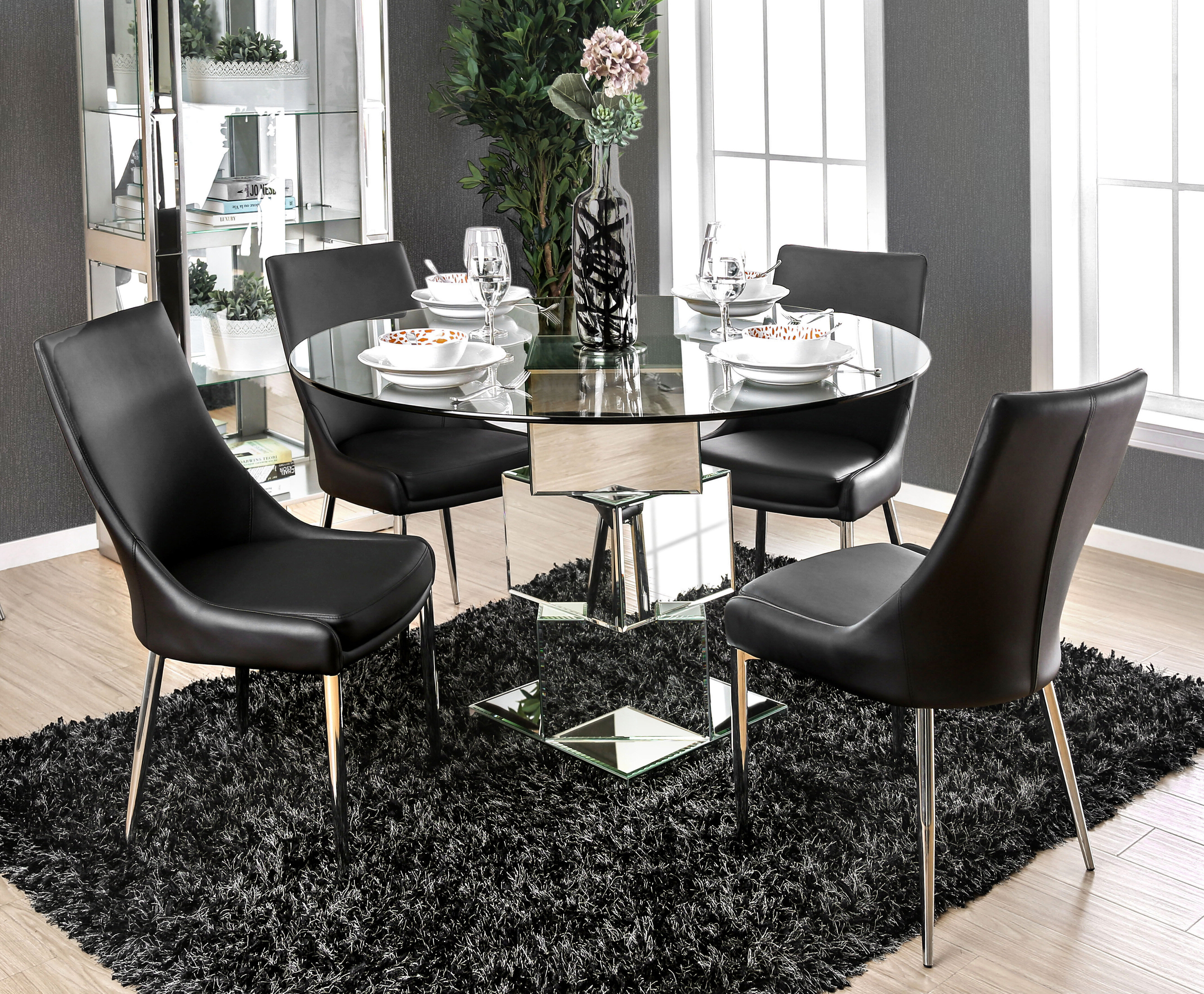 modern oak dining chairs