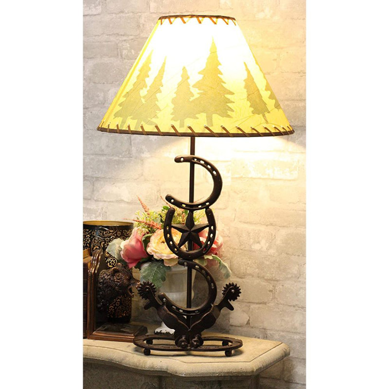 yellow bedside table lamp