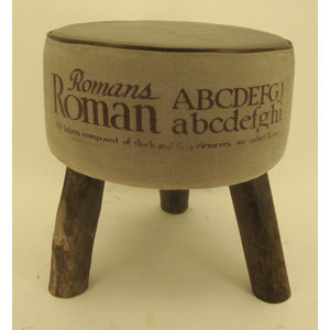 Standardhocker aus Leder von Blackbrook
