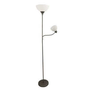 Pewter & Silver Floor Lamps You\'ll Love | Wayfair Pewter & Silver Floor Lamps You\'ll Love | Wayfair