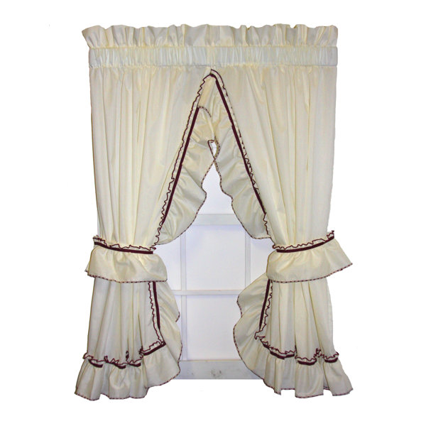 Criss Cross Priscilla Curtains Wayfair