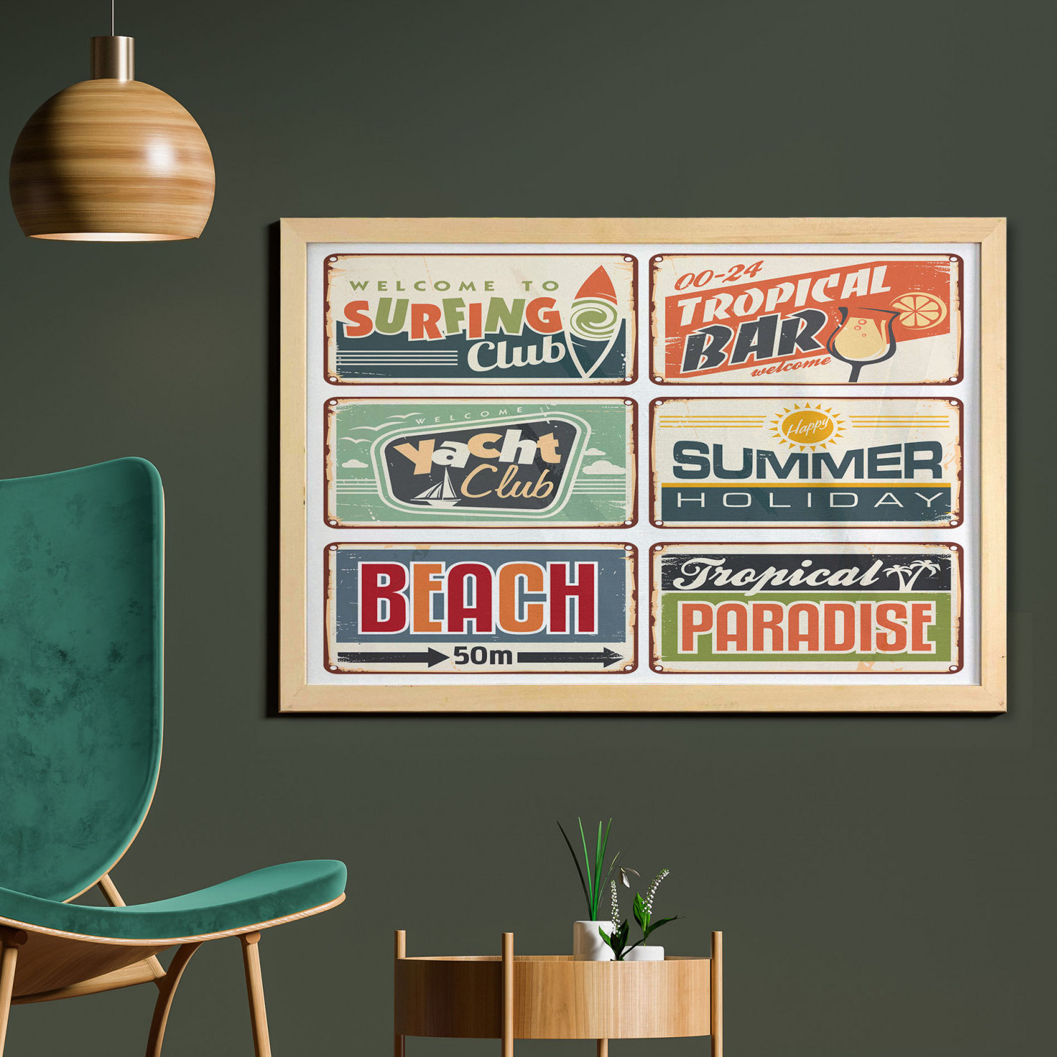 East Urban Home Printed Fabric Poster Picture Frame Print Wayfair