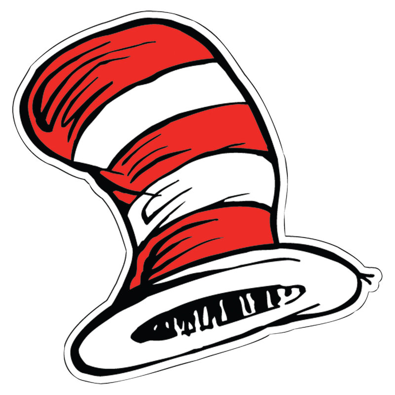 Eureka Classroom Dr Seuss The Cats Hat Bulletin Board Cut Out