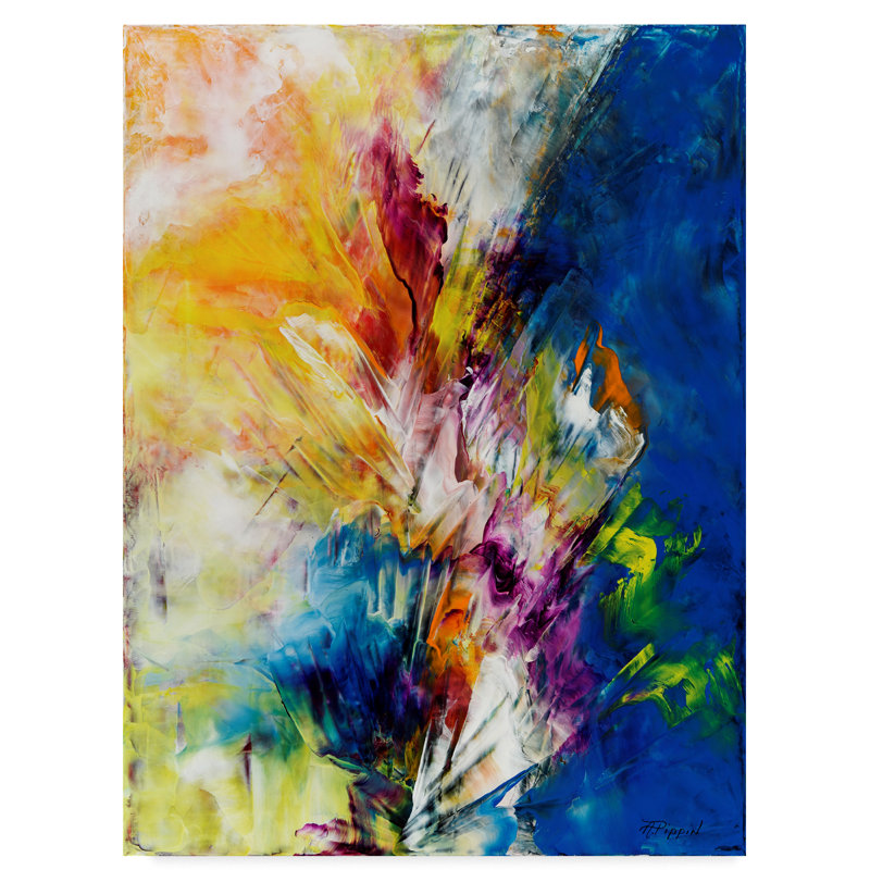 Trademark Art Do It With Flair Acrylic Painting Print On Wrapped