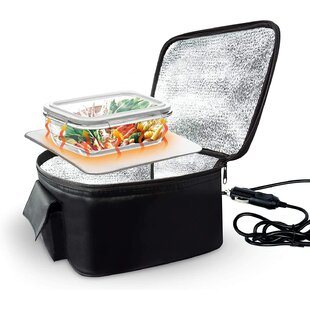 Lunch Box 12V Portable Car Plug Hot Food Warmer Heated Electric Bento Travel 