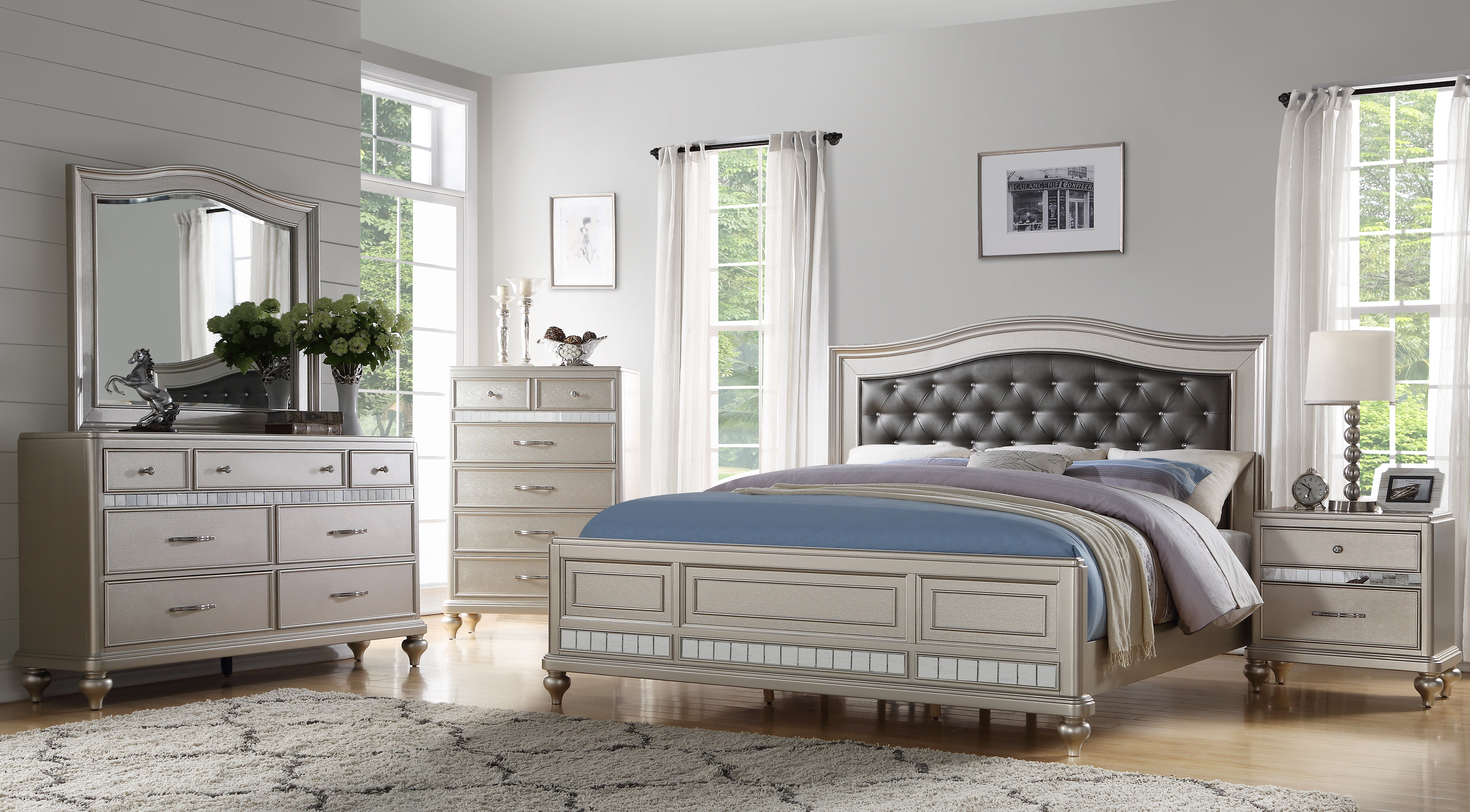 Rosdorf Park Le 4 Piece Bedroom Set Reviews Wayfair