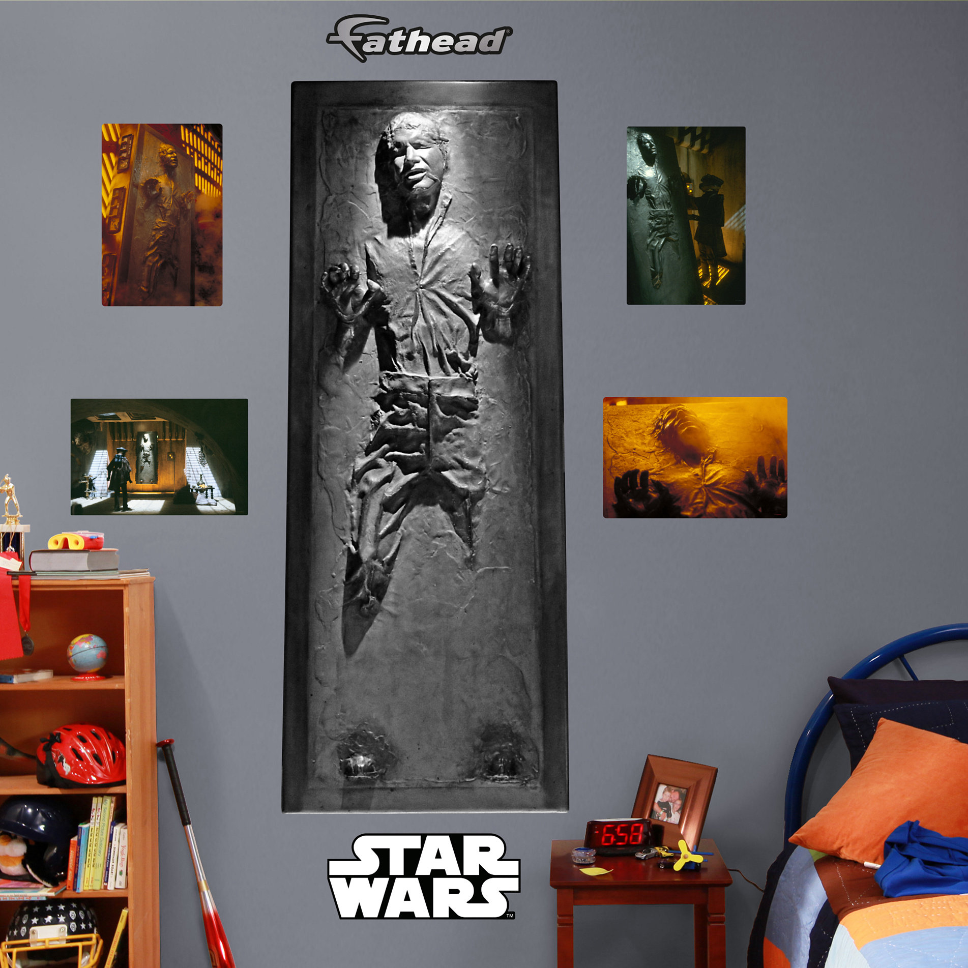 Fathead Lucas Star Wars Han Solo In Carbonite Wall Decal Wayfair