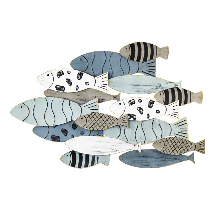 Dovecove School Of Fish Wall Decor Wayfair