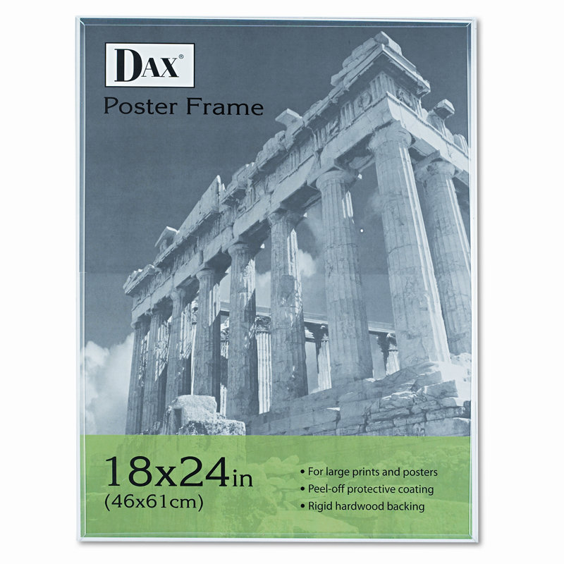 Dax Manufacturing Inc Coloredge Poster Frame With Clear Plastic Coloredge Poster Frame