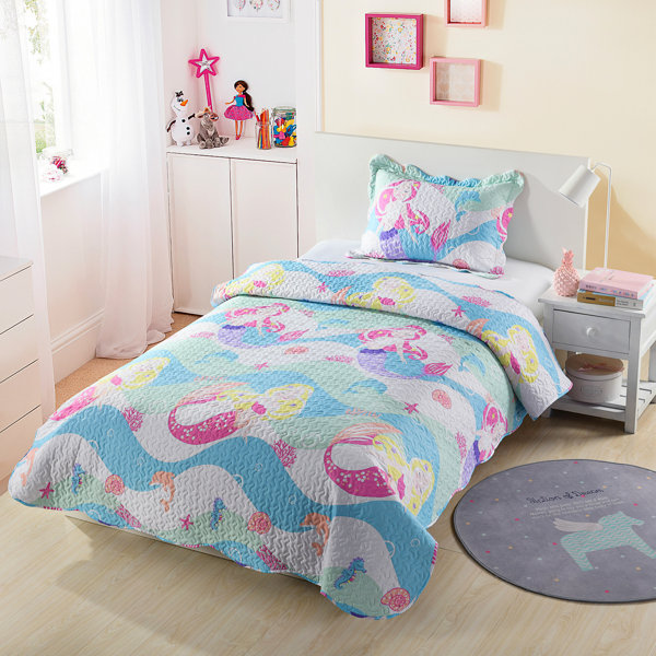 mermaid quilt set
