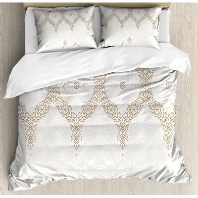 East Urban Home Ambesonne Moroccan Duvet Cover Set Ornate