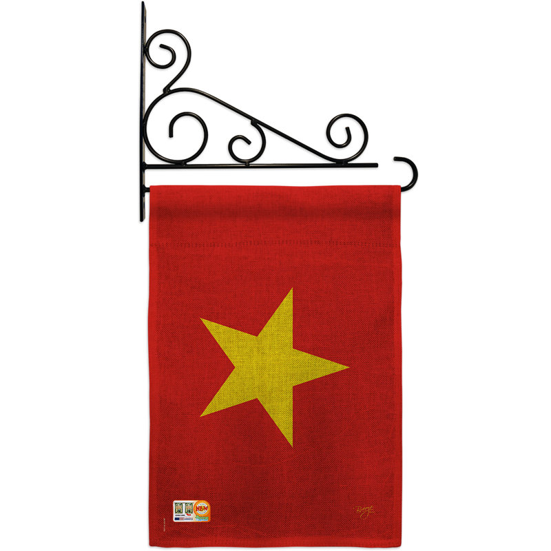 Breeze Decor Vietnam 2 Sided Burlap 19 X 13 In Garden Flag Wayfair