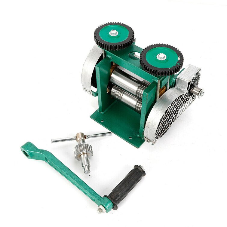 3 Manual Combination Rolling Mill Machine Jewelry Press Tabletting Tool Jewelry DIY Tool Make Sheet Wire Flat 85mm 