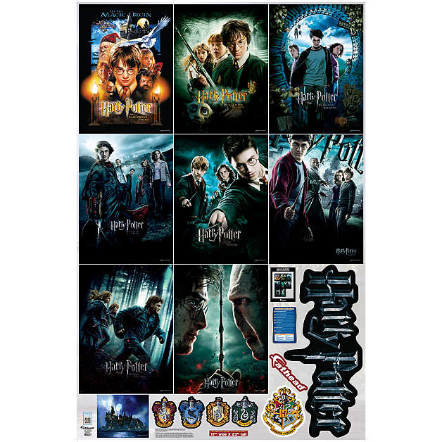 Fathead Harry Potter Movie Poster Peel And Stick Wall Decal Wayfair